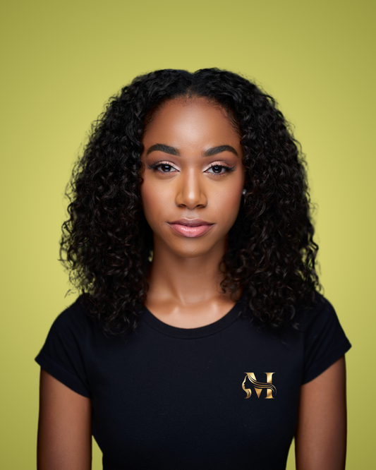Deep Wave Bundles – 100% Unprocessed Brazilian Human Hair (12A, 18 Inch, Natural Black)